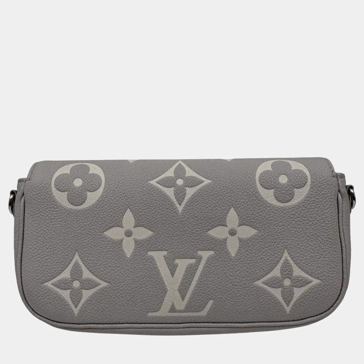 Pre Owned Louis Vuitton IVY full leather grey