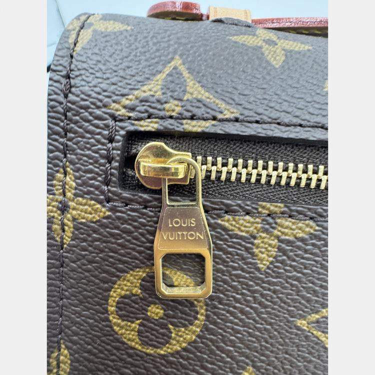 Pre Owned Louis Vuitton Monogram Canvas Pochette Metis East West Bag