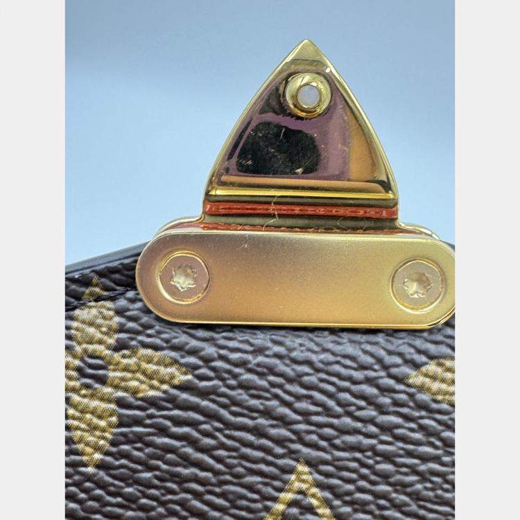 Pre Owned Louis Vuitton Monogram Canvas Pochette Metis East West Bag