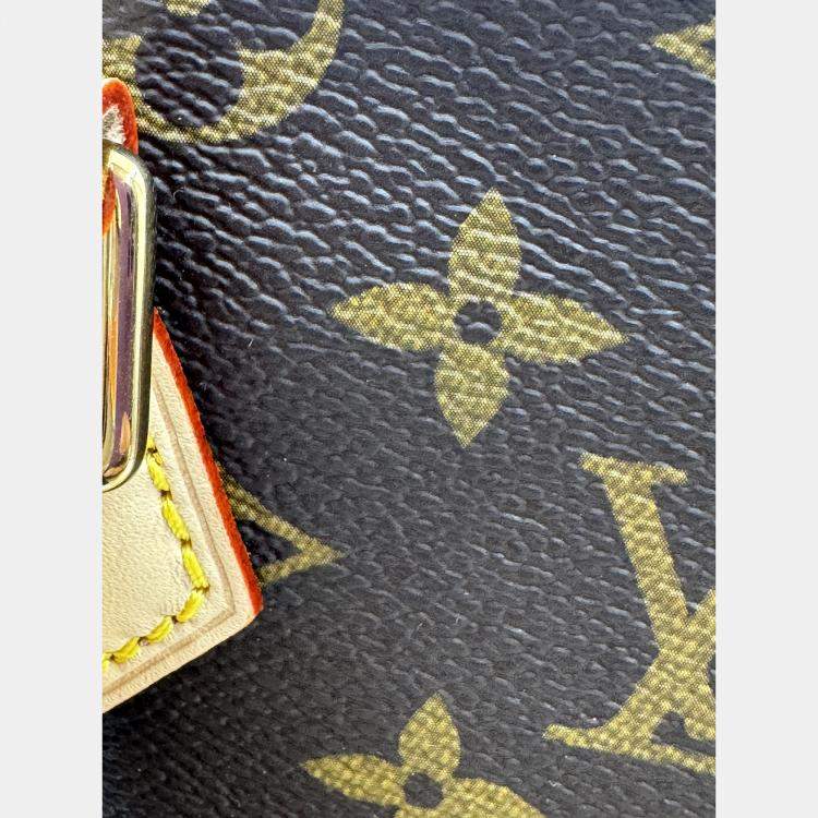 Pre Owned Louis Vuitton Speedy Bandouliere 25 Brown Monogram Canvas Shoulder Bag