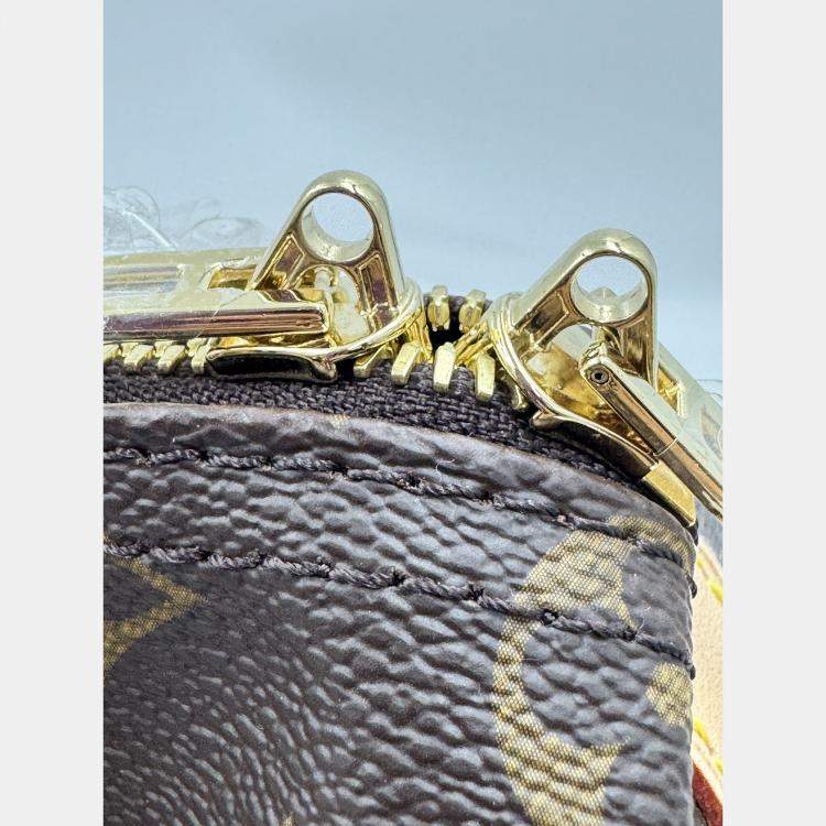 Pre Owned Louis Vuitton Speedy Bandouliere 25 Brown Monogram Canvas Shoulder Bag