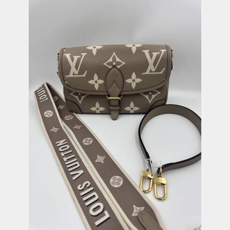Pre Owned Louis Vuitton Diane PM grey Shoulder Bag