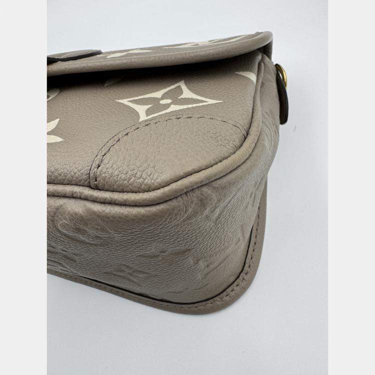 Pre Owned Louis Vuitton Diane PM grey Shoulder Bag