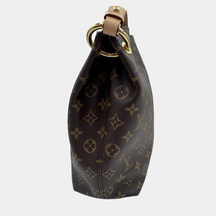 Pre Owned Louis Vuitton Brown Monogram Graceful PM