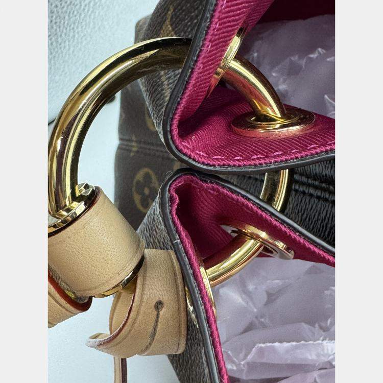 Pre Owned Louis Vuitton Brown Monogram Graceful PM