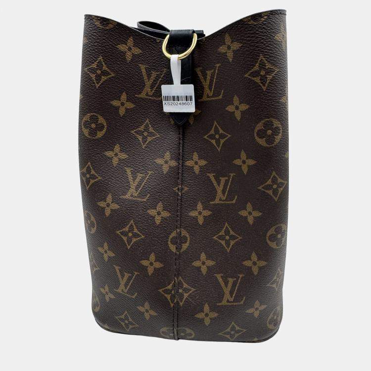 Pre Owned Louis Vuitton Monogram Canvas NeoNoe MM Bag black