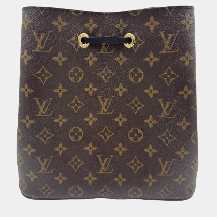 Pre Owned Louis Vuitton Monogram Canvas NeoNoe MM Bag black