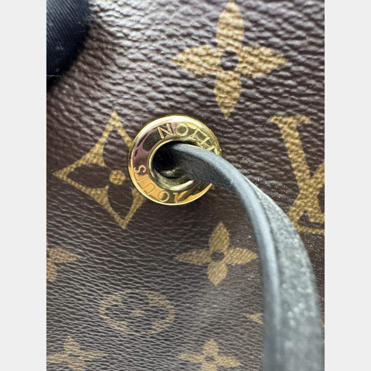 Pre Owned Louis Vuitton Monogram Canvas NeoNoe MM Bag black