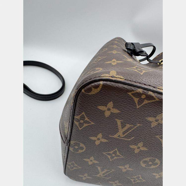 Pre Owned Louis Vuitton Monogram Canvas NeoNoe MM Bag black