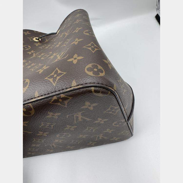 Pre Owned Louis Vuitton Monogram Canvas NeoNoe MM Bag black