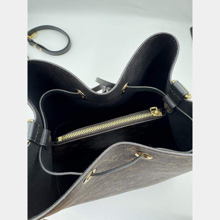 Pre Owned Louis Vuitton Monogram Canvas NeoNoe MM Bag black