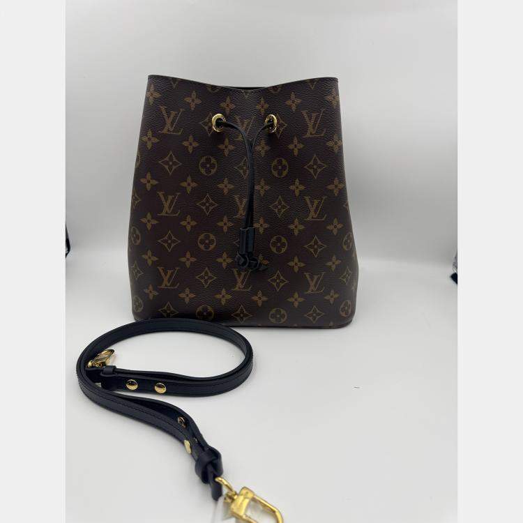 Pre Owned Louis Vuitton Monogram Canvas NeoNoe MM Bag black