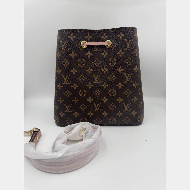 Pre Owned Louis Vuitton Monogram Canvas NeoNoe MM Bag pink