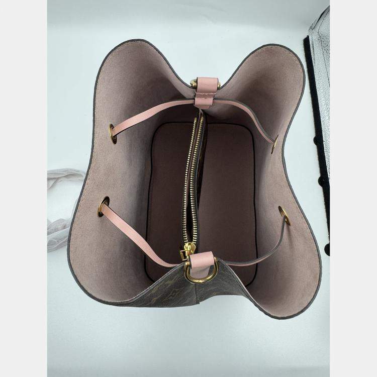Pre Owned Louis Vuitton Monogram Canvas NeoNoe MM Bag pink