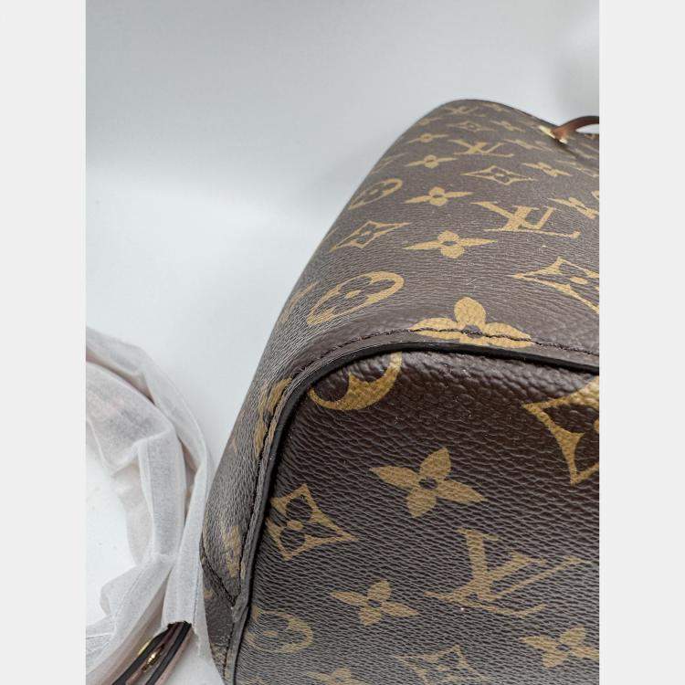 Pre Owned Louis Vuitton Monogram Canvas NeoNoe MM Bag pink