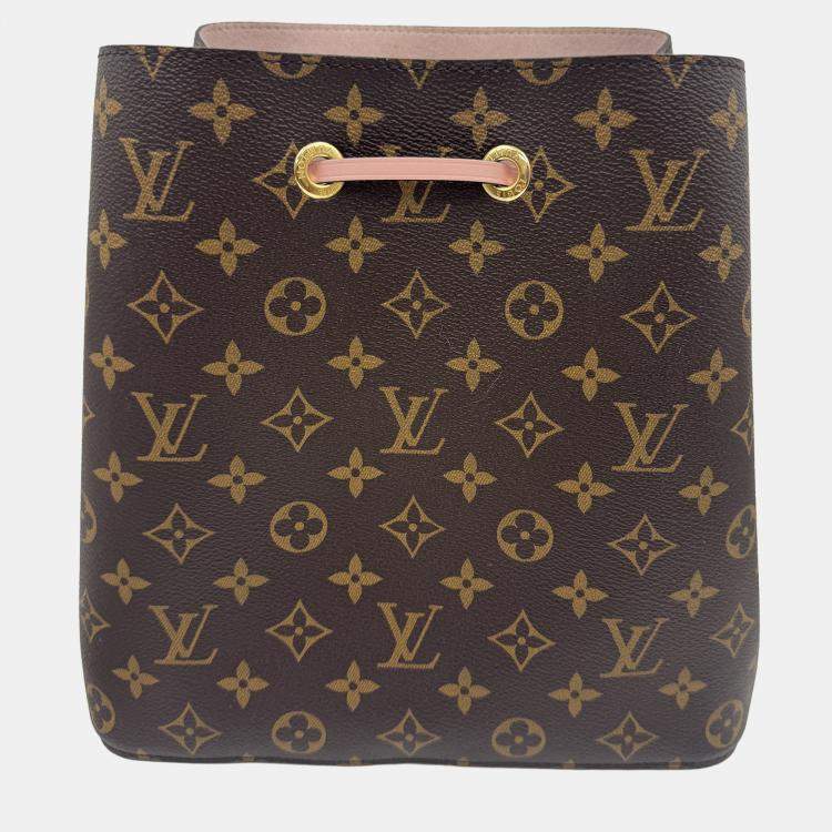 Pre Owned Louis Vuitton Monogram Canvas NeoNoe MM Bag pink