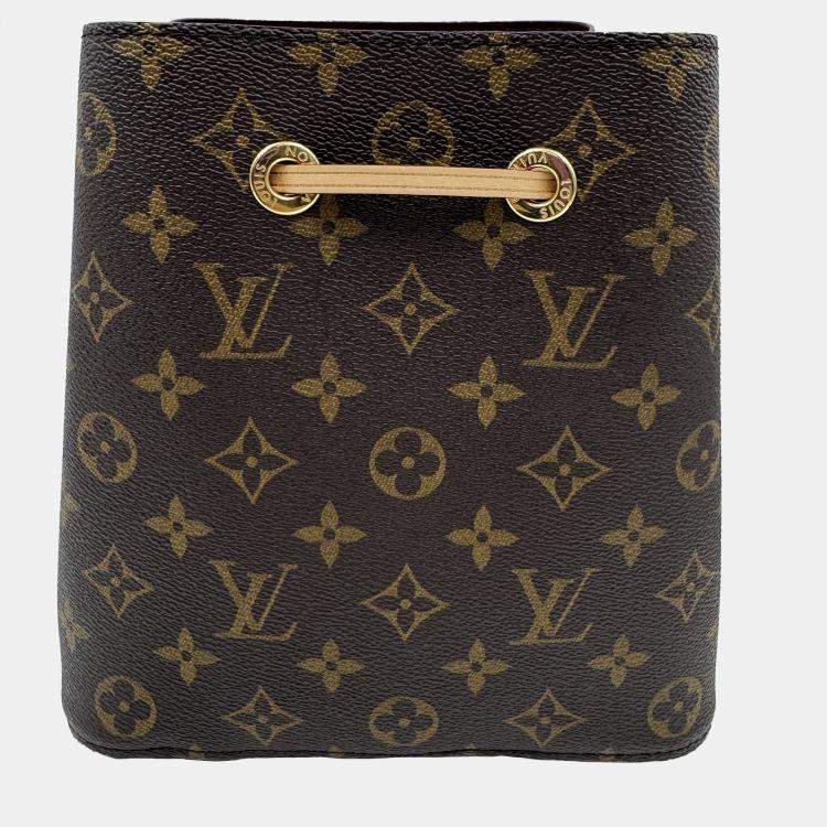 Pre Owned Louis Vuitton Neonoe BB Brown Monogram Shoulder Bag