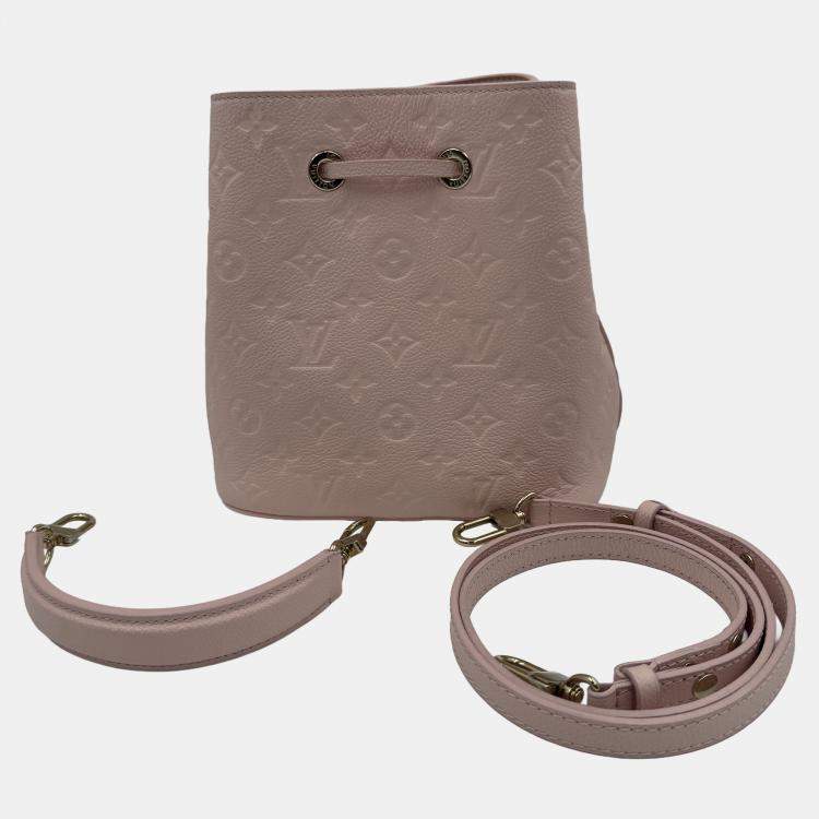 Pre Owned Louis Vuitton Pink MonogramLeather Neonoe BB Shoulder Bag
