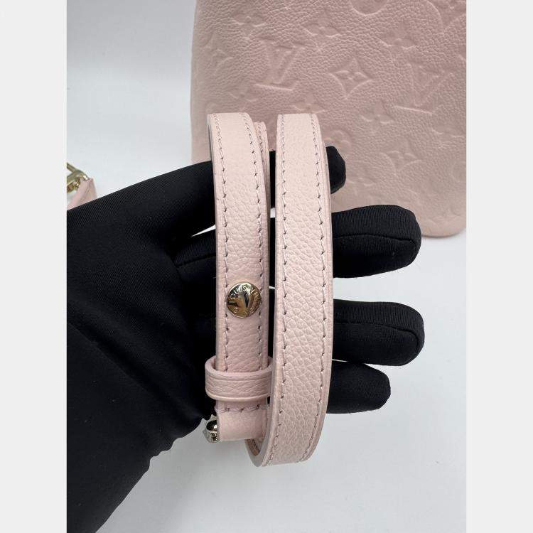 Pre Owned Louis Vuitton Pink MonogramLeather Neonoe BB Shoulder Bag