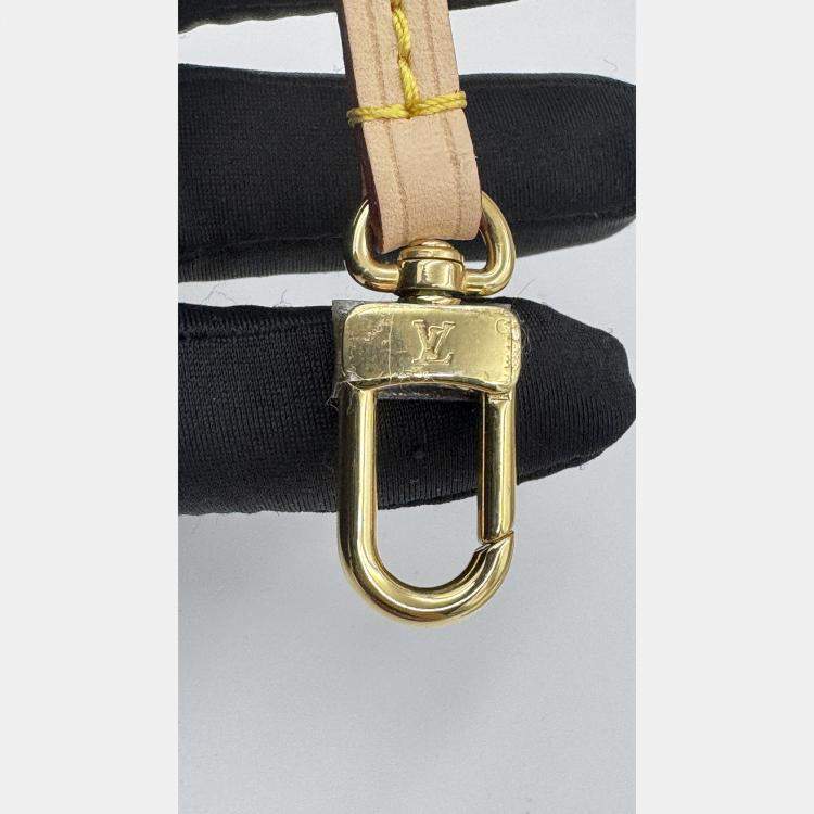 Pre Owned Louis Vuitton Damier Azur White Canvas Neverfull PM Bag