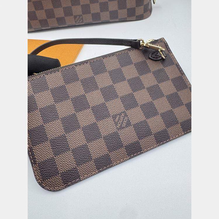Pre Owned Louis Vuitton Damier Ebene Canvas Neverfull PM Bag