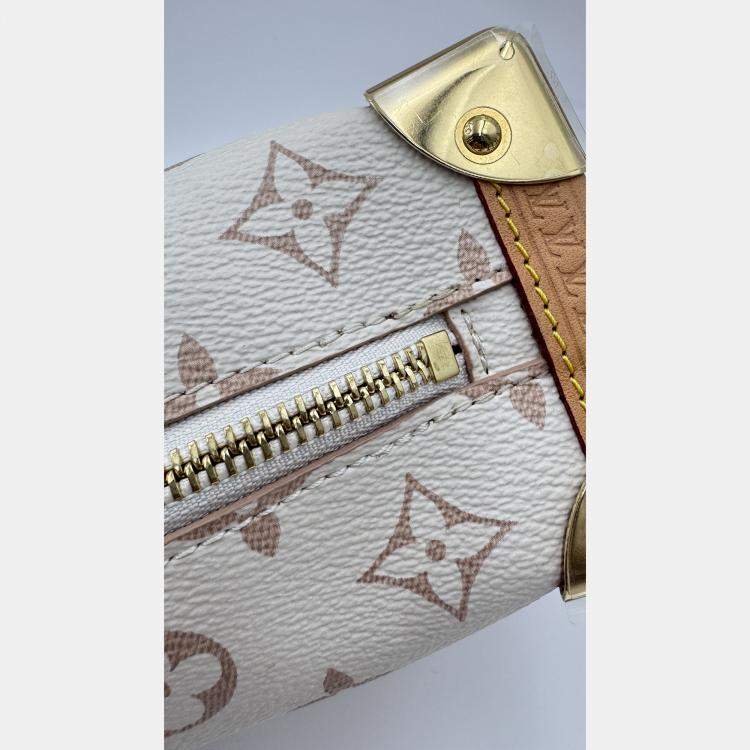 Pre Owned Louis Vuitton Side Trunk Beige Monogram Dune MM Bag