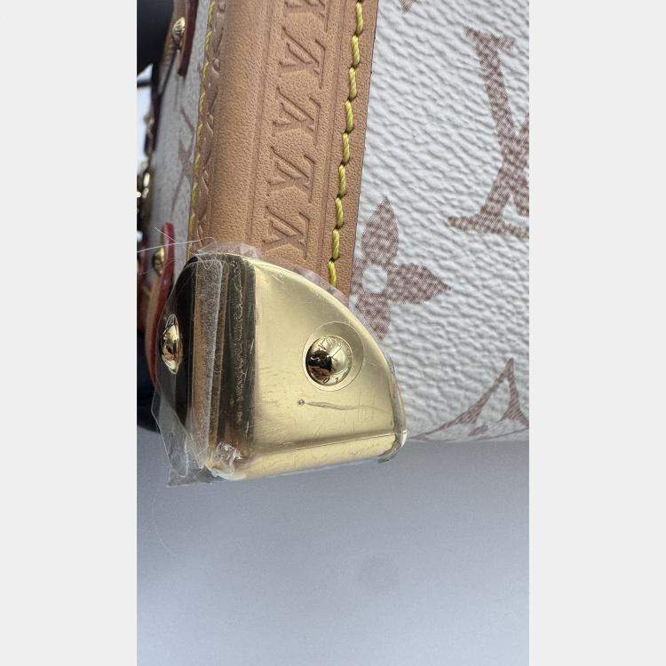 Pre Owned Louis Vuitton Side Trunk Beige Monogram Dune MM Bag