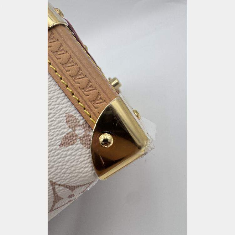 Pre Owned Louis Vuitton Side Trunk Beige Monogram Dune MM Bag