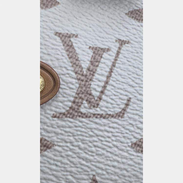 Pre Owned Louis Vuitton Side Trunk Beige Monogram Dune MM Bag