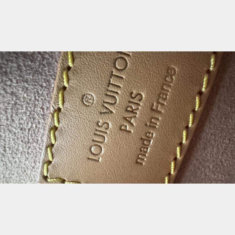 Pre Owned Louis Vuitton Side Trunk Beige Monogram Dune MM Bag