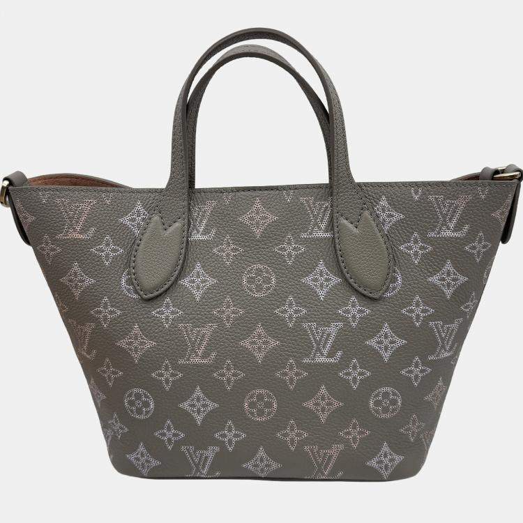 Pre Owned Louis Vuitton Slim Trunk Black Leather Travel Bag