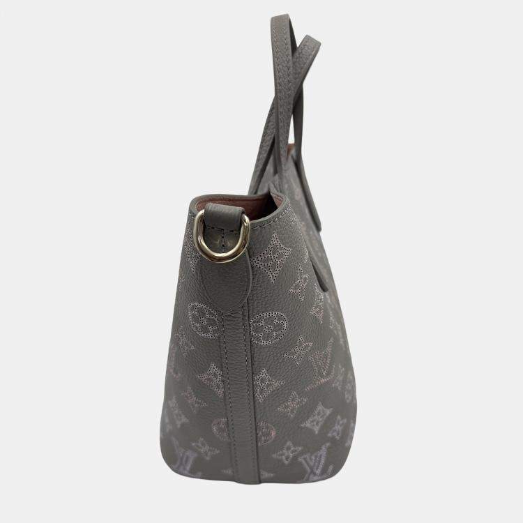 Pre Owned Louis Vuitton Slim Trunk Black Leather Travel Bag