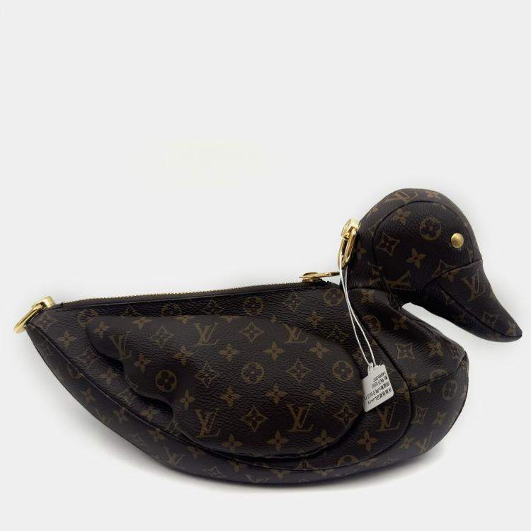 Pre Owned Louis Vuitton X Nigo Duck Bag Brown Monogram
