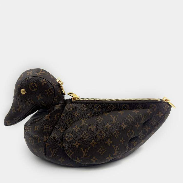 Pre Owned Louis Vuitton X Nigo Duck Bag Brown Monogram
