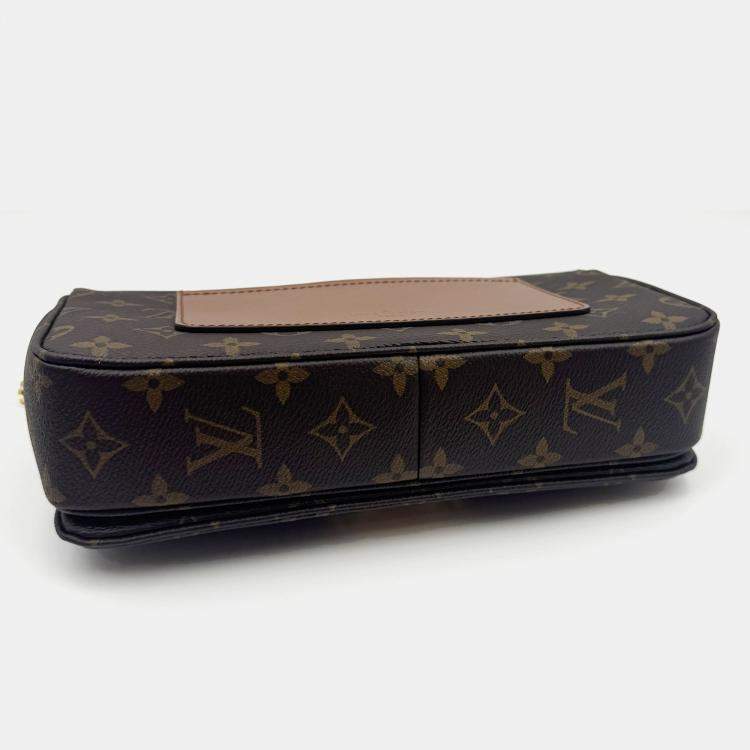 Pre Owned Louis Vuitton Marceau Brown Monogram Canvas Shoulder Bag