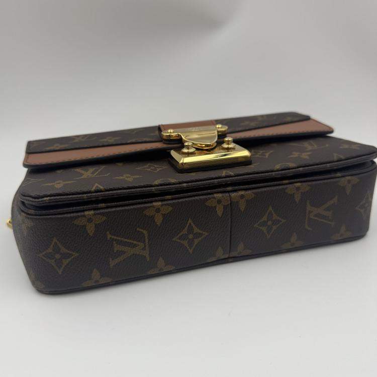 Pre Owned Louis Vuitton Marceau Brown Monogram Canvas Shoulder Bag