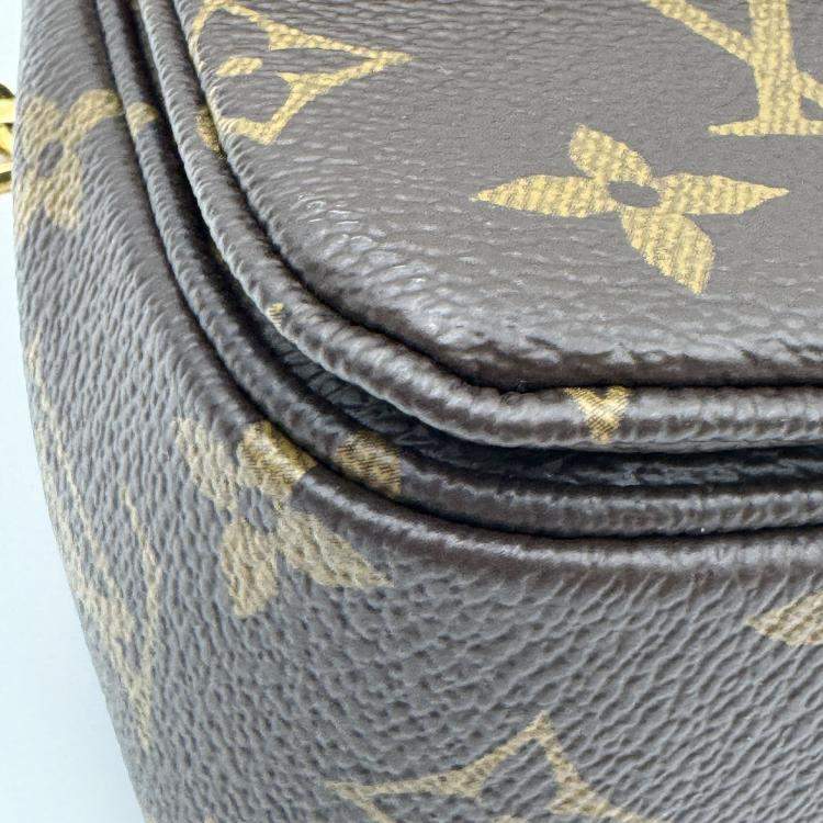 Pre Owned Louis Vuitton Marceau Brown Monogram Canvas Shoulder Bag