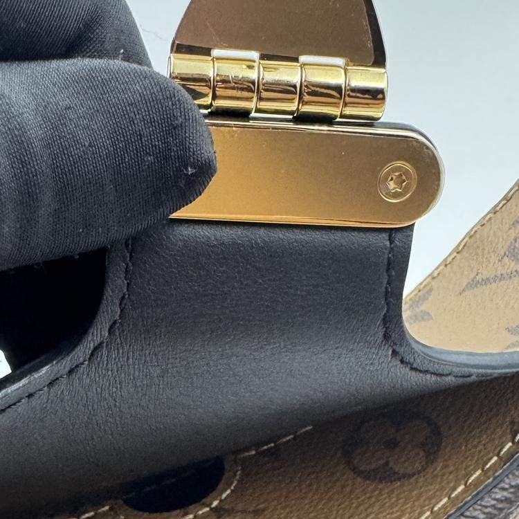 Pre Owned Louis Vuitton Twinny Other Brown Monogram Canvas Bag