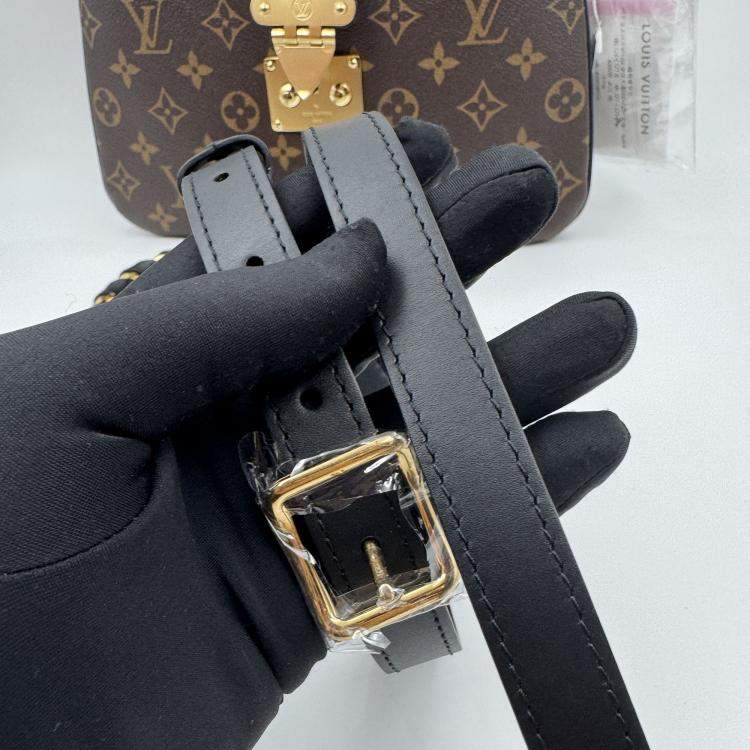 Pre Owned Louis Vuitton Twinny Other Brown Monogram Canvas Bag