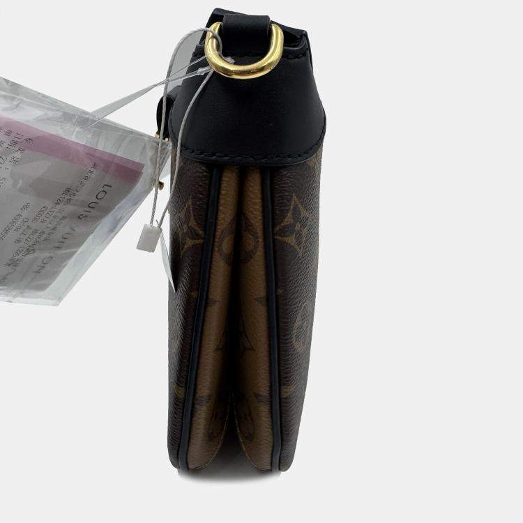 Pre Owned Louis Vuitton Twinny Other Brown Monogram Canvas Bag