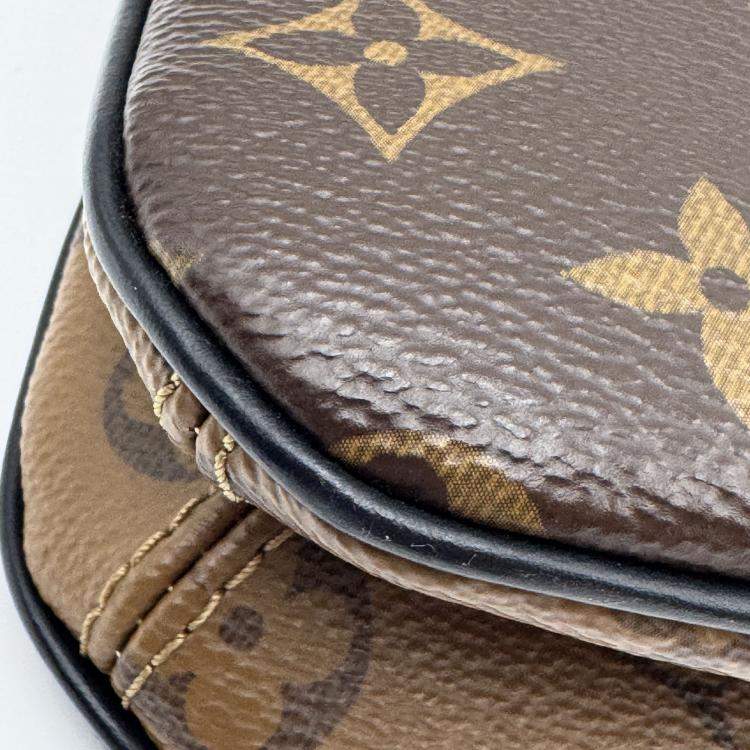 Pre Owned Louis Vuitton Twinny Other Brown Monogram Canvas Bag