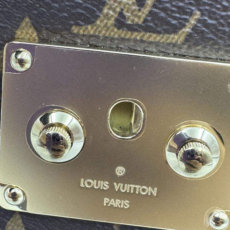 Pre Owned Louis Vuitton Twinny Other Brown Monogram Canvas Bag