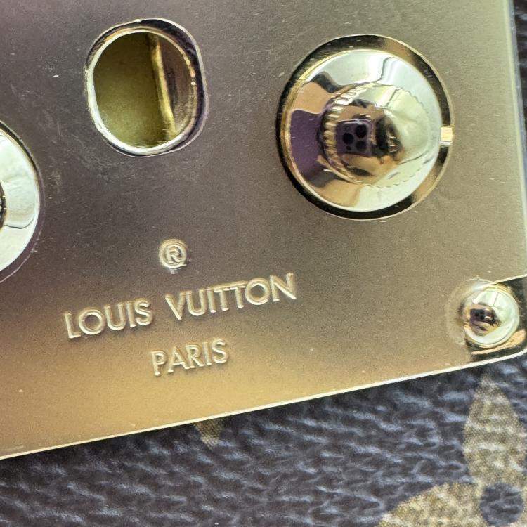 Pre Owned Louis Vuitton Twinny Other Brown Monogram Canvas Bag