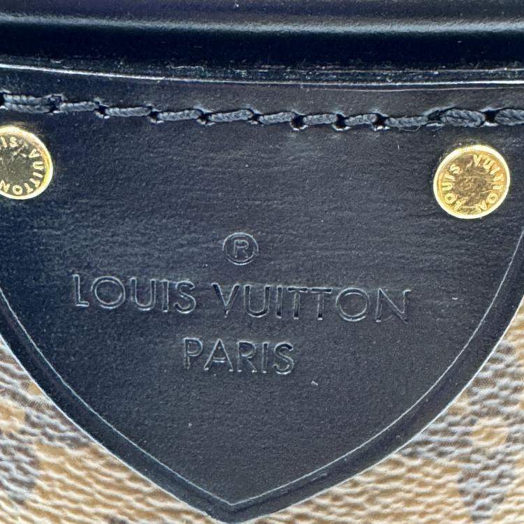 Pre Owned Louis Vuitton Brown/Black Monogram Reverse Cannes Handbag