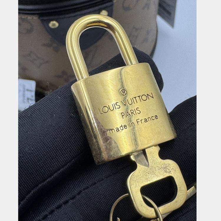 Pre Owned Louis Vuitton Brown/Black Monogram Reverse Cannes Handbag