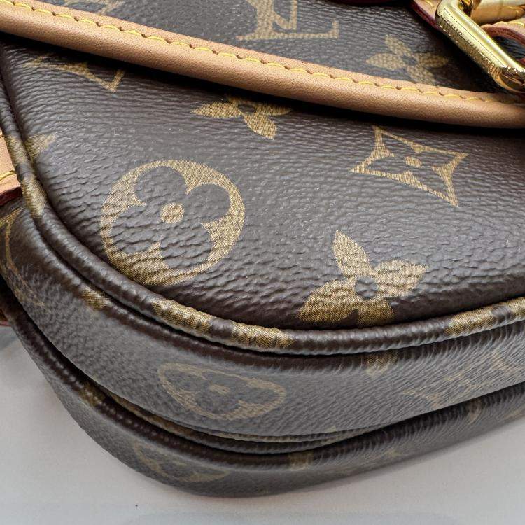 Pre Owned Louis Vuitton Saumur Bb Brown/Beige Monogram Size Bb