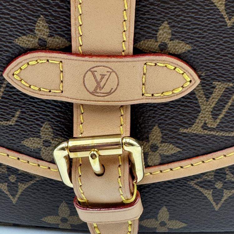 Pre Owned Louis Vuitton Saumur Bb Brown/Beige Monogram Size Bb