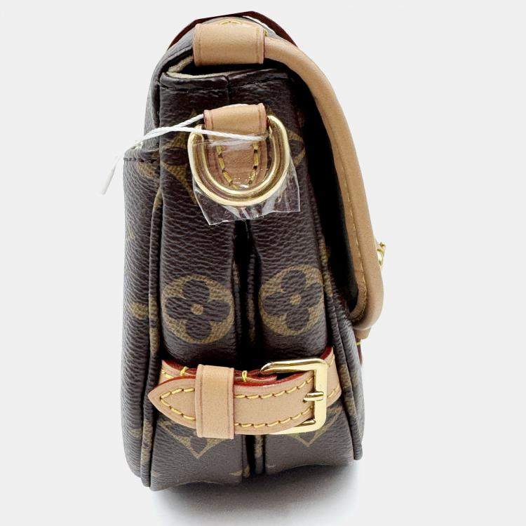 Pre Owned Louis Vuitton Saumur Bb Brown/Beige Monogram Size Bb