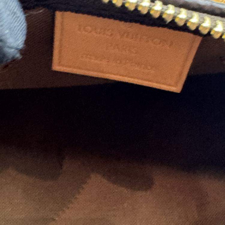 Pre Owned Louis Vuitton Speedy Nano Brown Monogram Canvas Handbag