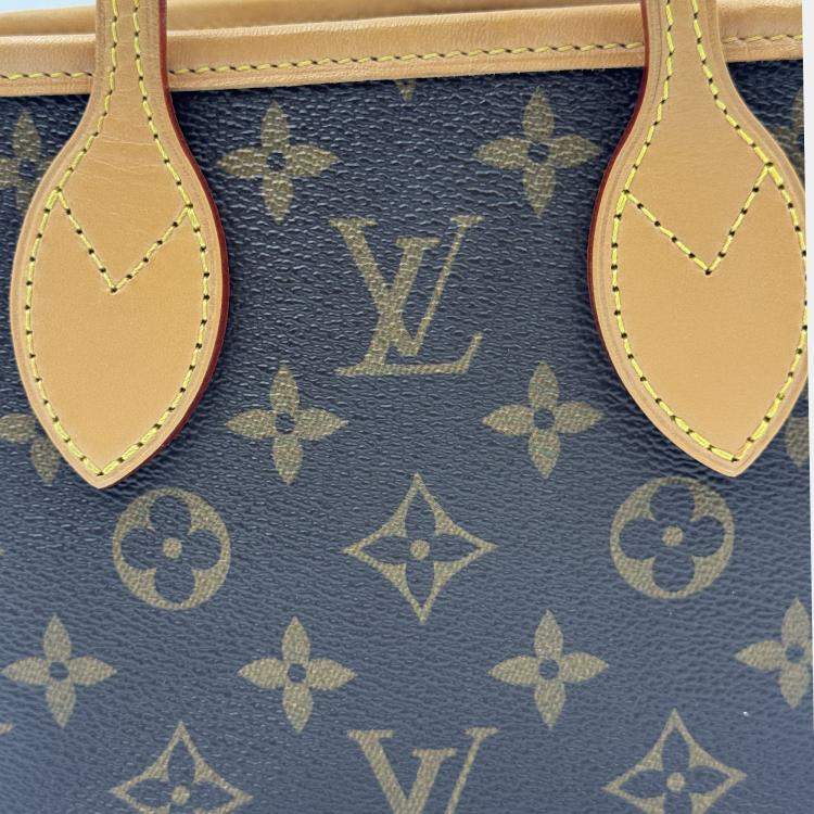 Pre Owned Louis Vuitton Neverfull BB Monogram Canvas Brown/Beige Shoulder Handbag